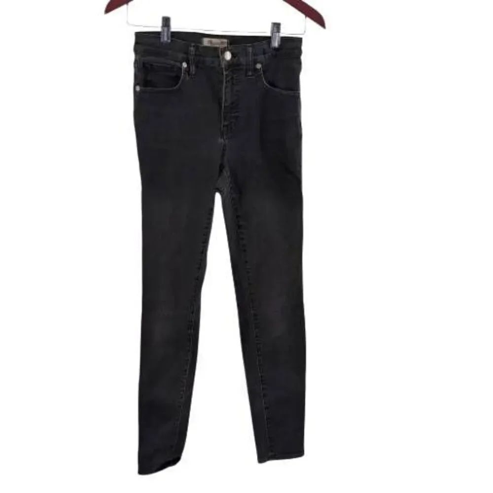 Madewell 9" High-Rise Skinny Jeans Faded Black 27